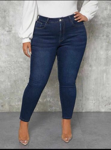 Milla plus size farmernadrág, M-3XL-ig