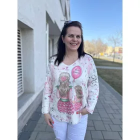 Lilla felső, S-3XL-ig