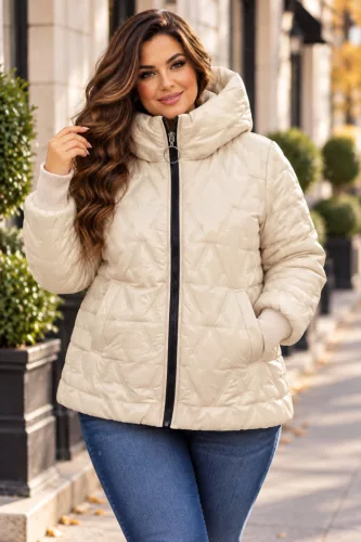 Emilia plus size kabát, L-2XL-ig