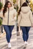 Emilia plus size kabát, L-2XL-ig