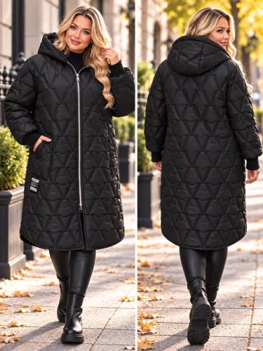 Bianka plus size kabát,  L-2XL-ig