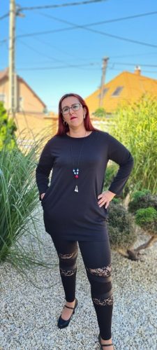 Dorina tunika, egyméretes, XL-3XL-ig