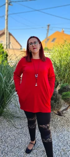 Dorina tunika, egyméretes, XL-3XL-ig