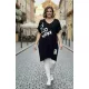 Izabell tunika/ruha, L-3XL-ig