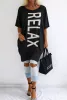 Relax tunika, L-4XL-ig
