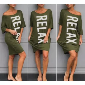 Relax tunika, L-4XL-ig