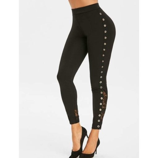 Csipkés-ringlis leggings, L-6XL-ig