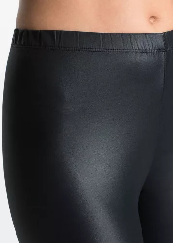 Bőrhatású bélelt leggings, S-6XL-ig