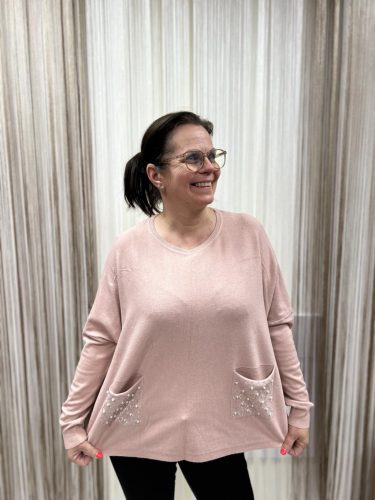 Amanda pulóver, S-4XL-ig