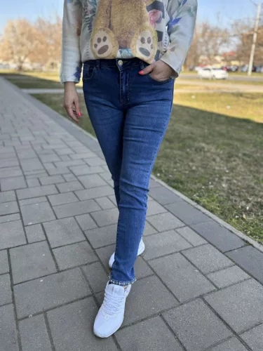 Amanda plus size farmernadrág, 29-36-ig