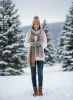 Kockás sál