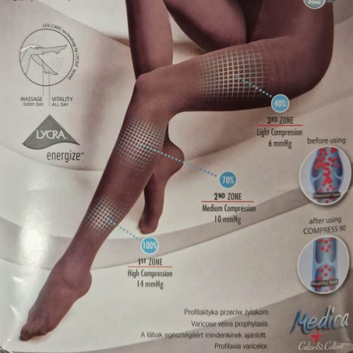 Tilda kompressziós harisnya 90 Den, M-6XL-ig