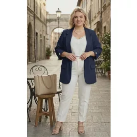 Bella blézer, 2XL-5XL-ig