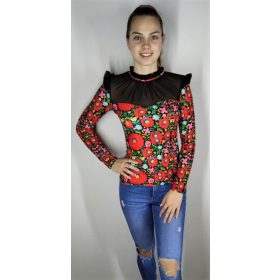 Matyó mintás felső tüllbetéttel, S,M,L méret