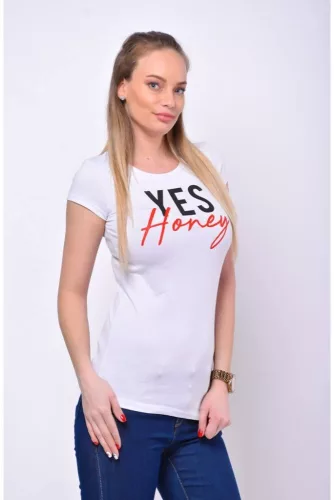 Yes Honey! feliratú póló, S-XL-ig